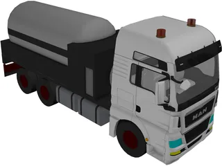 Man TGX 6X2 Bleding (2013) 3D Model preview