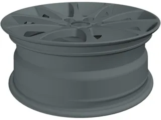 Roda Aro 17 3D Model preview