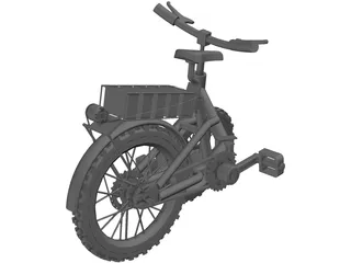 Bicycle Folding 3D Model preview