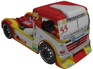 Mercedes-Benz ABF Racing Team 3D Model preview
