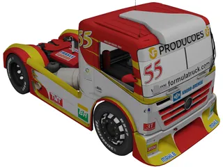 Mercedes-Benz ABF Racing Team 3D Model preview
