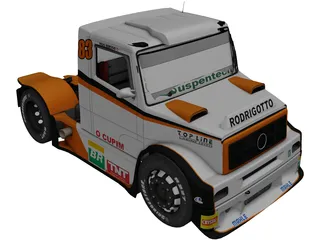 Mercedes-Benz Boessio Competicoes 3D Model preview