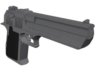 Desert Eagle 3D Model preview