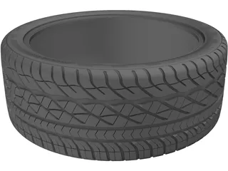 Goodyear Eagle GT 18x8.5 3D Model preview