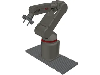 Motoman MH5L Robot 3D Model preview
