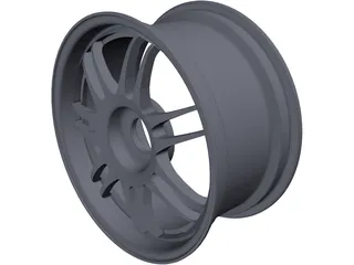 Volk Rays TE37 3D Model preview