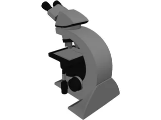 Leica Optical Microscope 3D Model preview