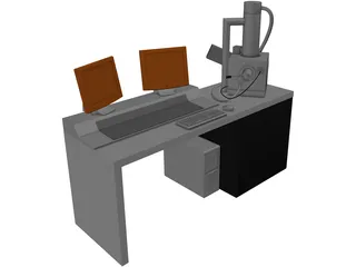 Scanning Electron Microscope 3D Model preview