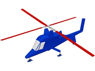 Kaman K-MAX K-1200 3D Model preview