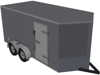 Light Trailer 3D Model preview