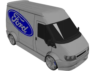 Ford Transit [Tuned] 3D Model preview