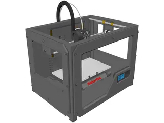 3D Printer 3D Model preview