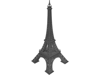 Eiffel Tower 3D Model preview