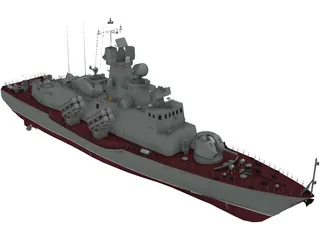Moniya Tarantul 3D Model preview