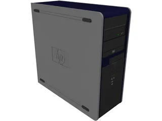 PC HP 7800 3D Model preview