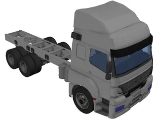 Mercedes-Benz Axor 6X4 Cab 3D Model preview