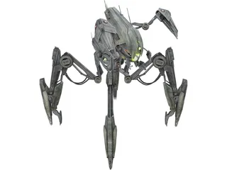 Titan Droid Robot Spider 3D Model preview