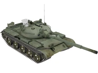T-62 3D Model preview