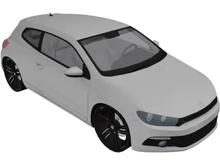 Volkswagen Scirocco 3D Model preview