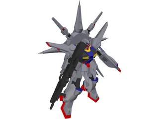 Gundam Providence ZGMF-X13A 3D Model preview