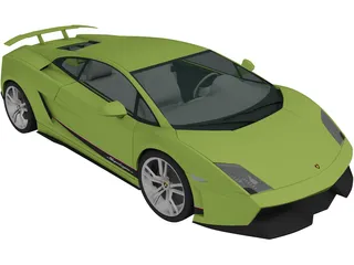 Lamborghini Gallardo LP570-4 Superleggera (2011) 3D Model preview