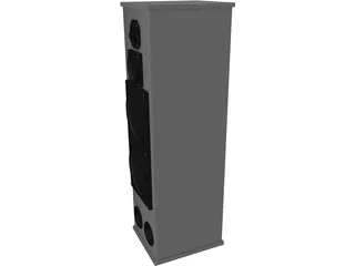 Hi-Fi Speaker 3D Model preview
