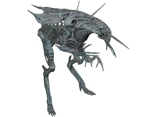 Alien Queen 3D Model preview