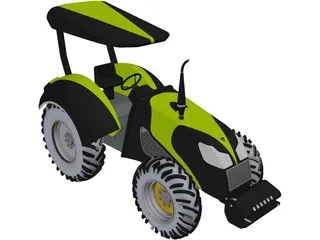 Tractor 3D Model preview