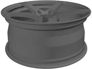 Wheel 19inch 3D Model preview