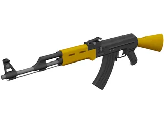 AK-47 3D Model preview