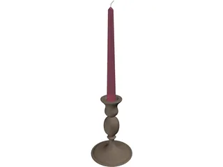 Candle 3D Model preview