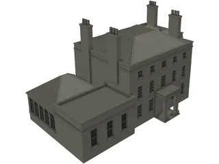 Manor House 3D Model preview