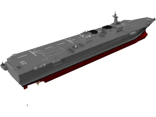 Hyuga-class Helicopter Destroyer 3D Model preview