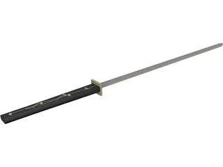Katana Sword 3D Model preview