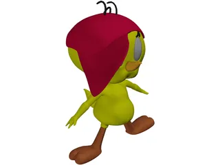 Tweety 3D Model preview