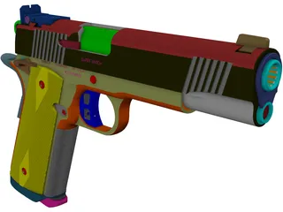 Kimber 1911 3D Model preview