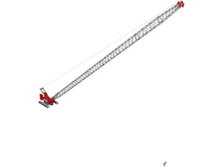 Manitowoc 999 Crawler Crane 3D Model preview