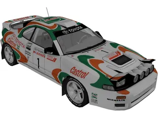 Toyota Celica GT4 WRC 3D Model preview