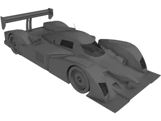 Peugeot 908 Le Mans 3D Model preview