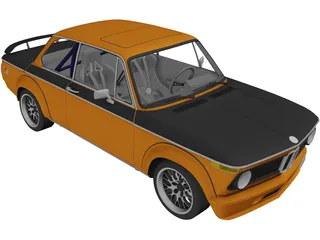 BMW 2002 Alpina 3D Model preview