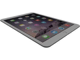 Apple iPad Air 2 3D Model preview