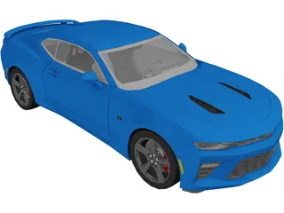 Chevrolet Camaro SS (2016) 3D Model preview