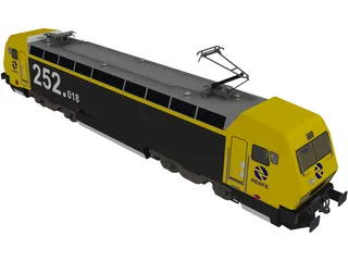 Siemens Locomotive Deutsche Bahn 3D Model preview