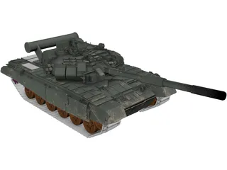 T-90 3D Model preview