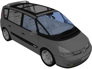 Renault Espace (2002) 3D Model preview