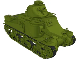 M3 Lee 3D Model preview