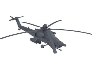 Mil Mi-28 Havoc 3D Model preview