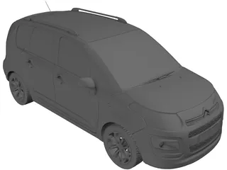 Citroen C3 Picasso (2013) 3D Model preview