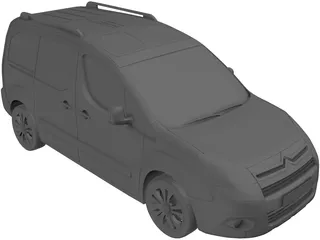Citroen Berlingo Multispace (2011) 3D Model preview