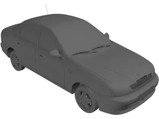 Daewoo Lanos (2012) 3D Model preview